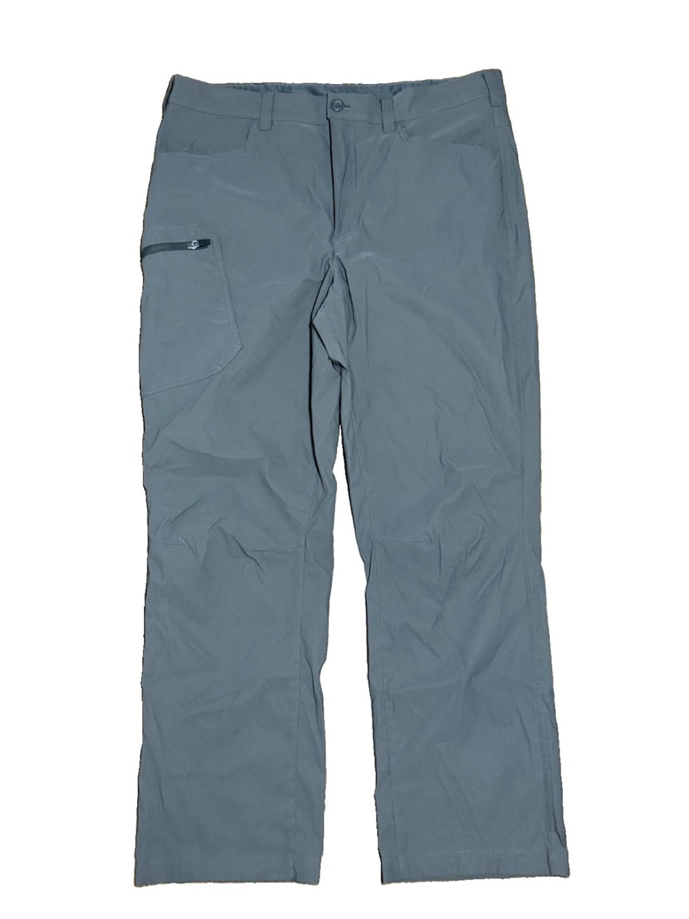 Eddie Bauer Rainier Tech Pants Mens 36 x 30 Hiking Gray Outdoors Cargo Stretch